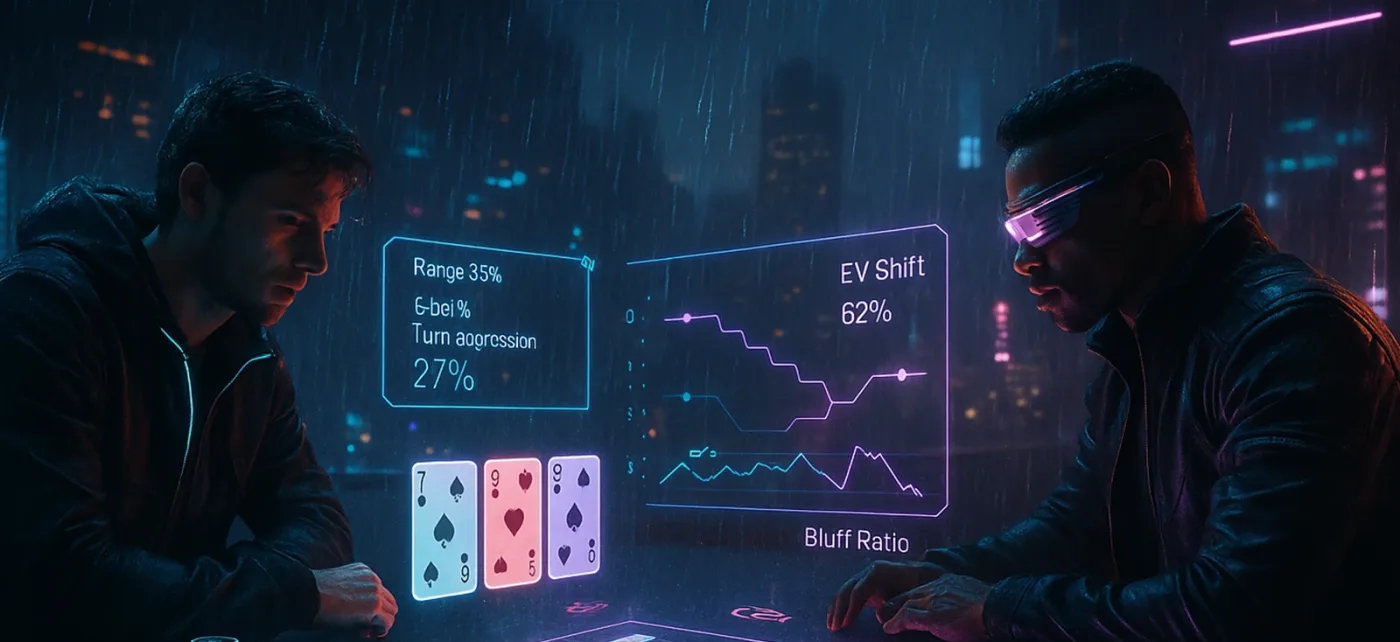 Two elite players face off a dramatic post-flop